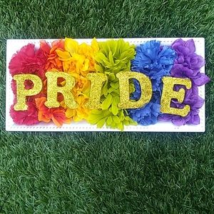 🌈Pride Flower Sign🌈